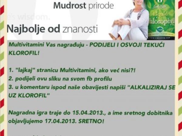 CaliVita - nagradna igra